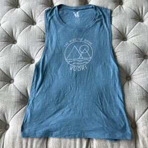 Vuori Women's BLUE Tank Top M